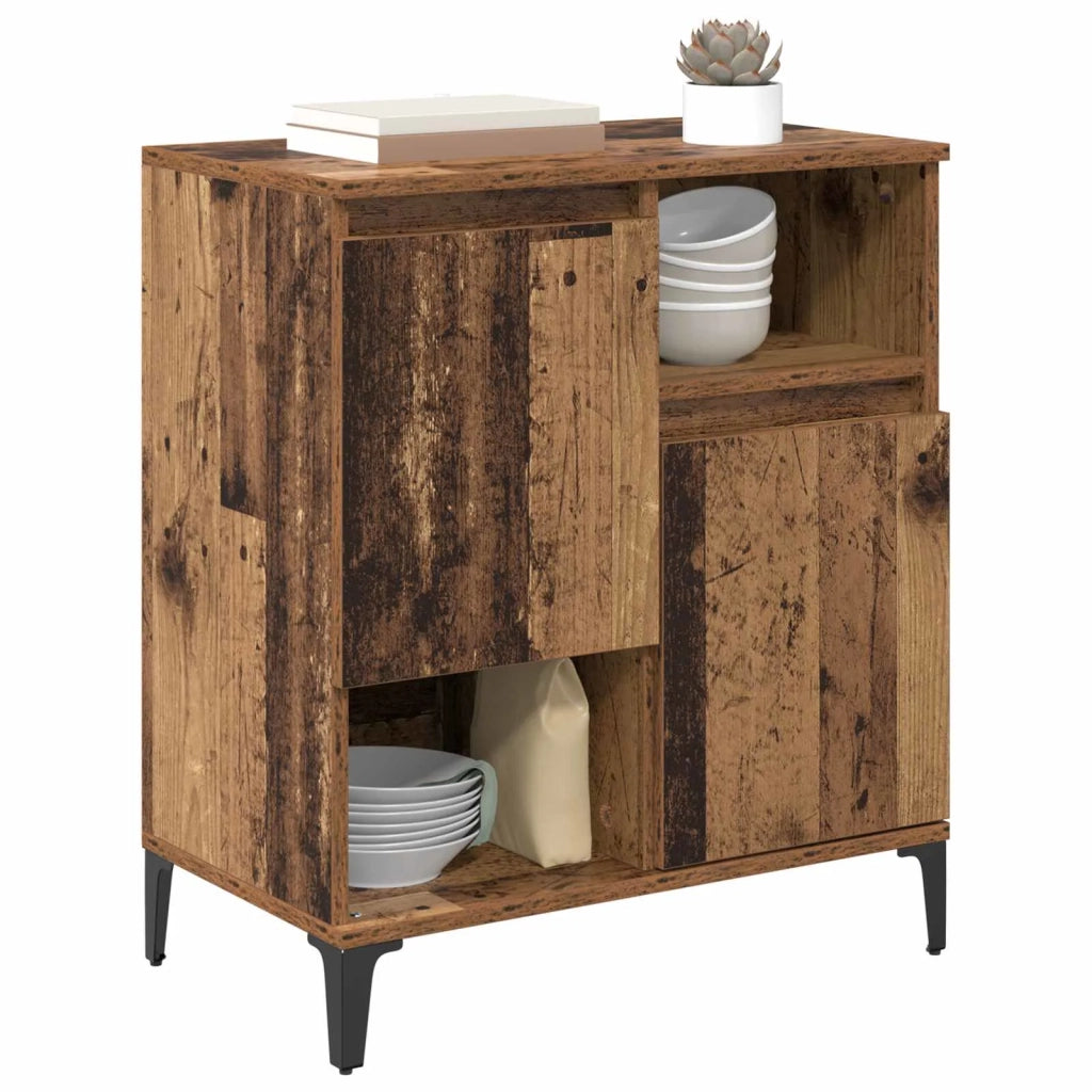 Credenza | Madia | Buffet da pranzo | Armadio da pranzo Legno vecchio 60 x 35 x 70 cm Legno multistrato