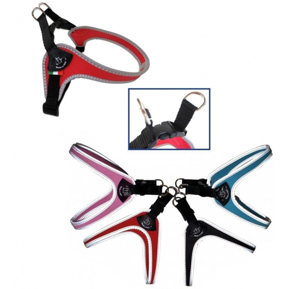 Trade Shop - Pettorina Per Cani Catarifrangente Chiusura Sgancio Guinzaglio Imbragatura -