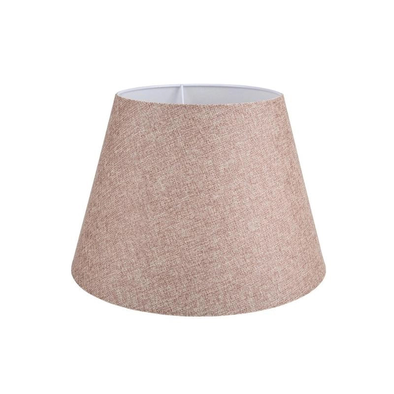 LAMPADA DA TAVOLO LAGUNAH BASE IN LEGNO BIANCO E PARALUME IN TESSUTO BEIGE 48H CM