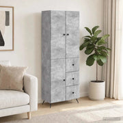Set di armadi 2 pcs Grigio Cemento Legno ingegnerizzato 3416901