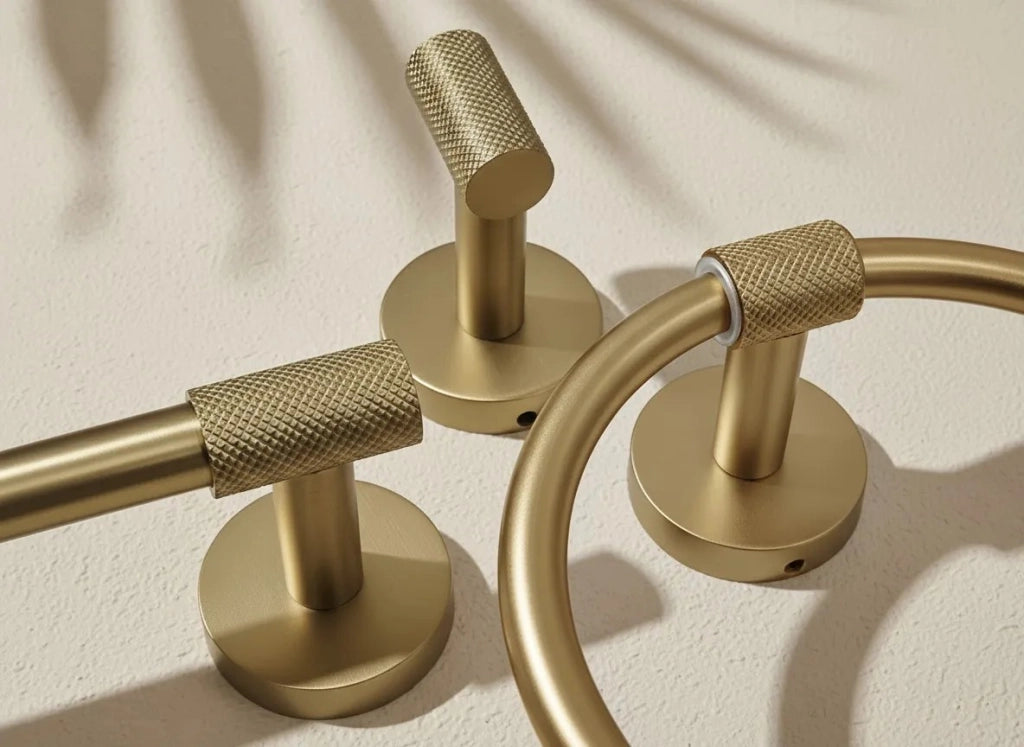 Portasciugamano Da Bagno Ring 5710 Galo Brush Gold