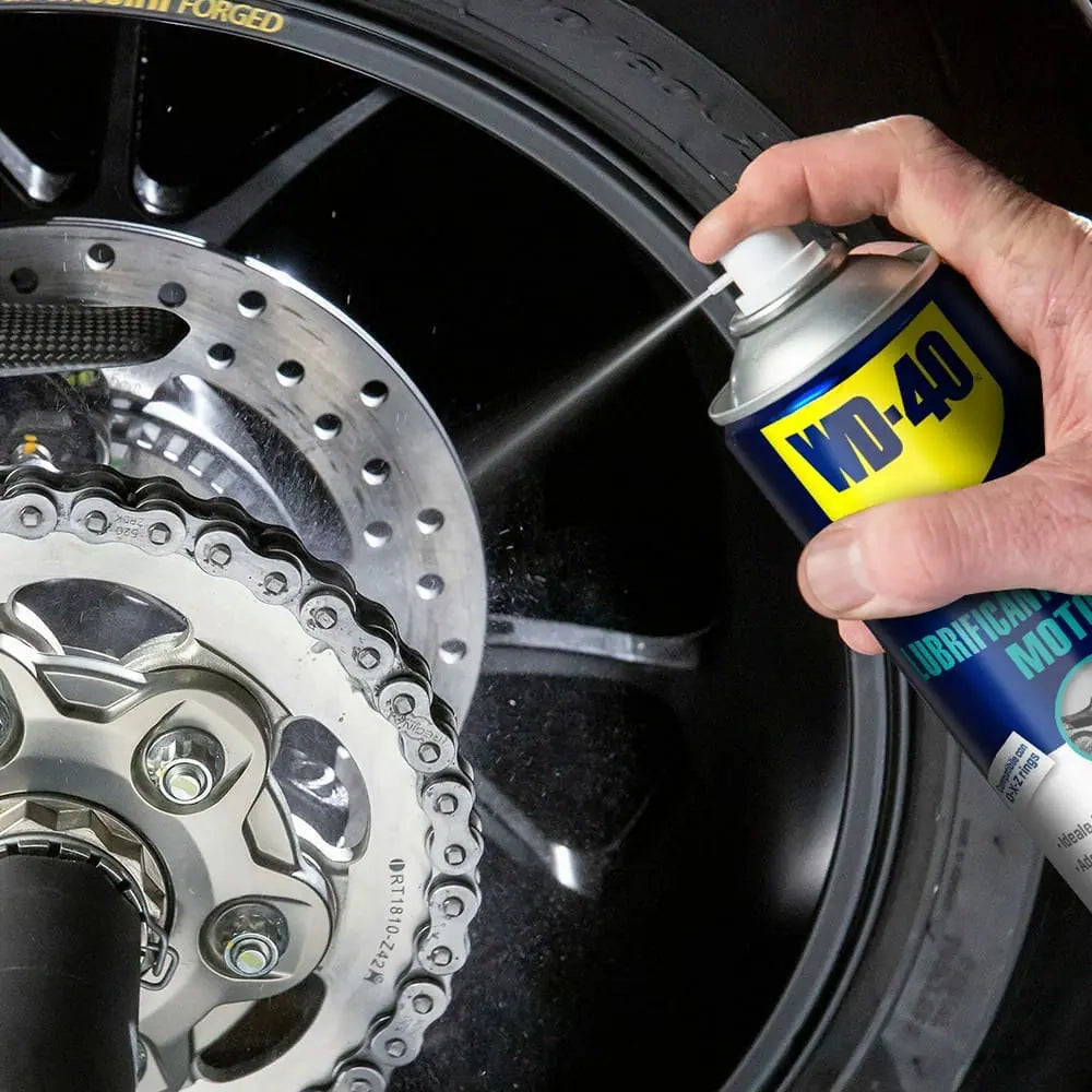 SPRAY WD-40 LUBRIFICANTE CATENA MOTO IN CONDIZIONI ASCIUTTE  ml. 400