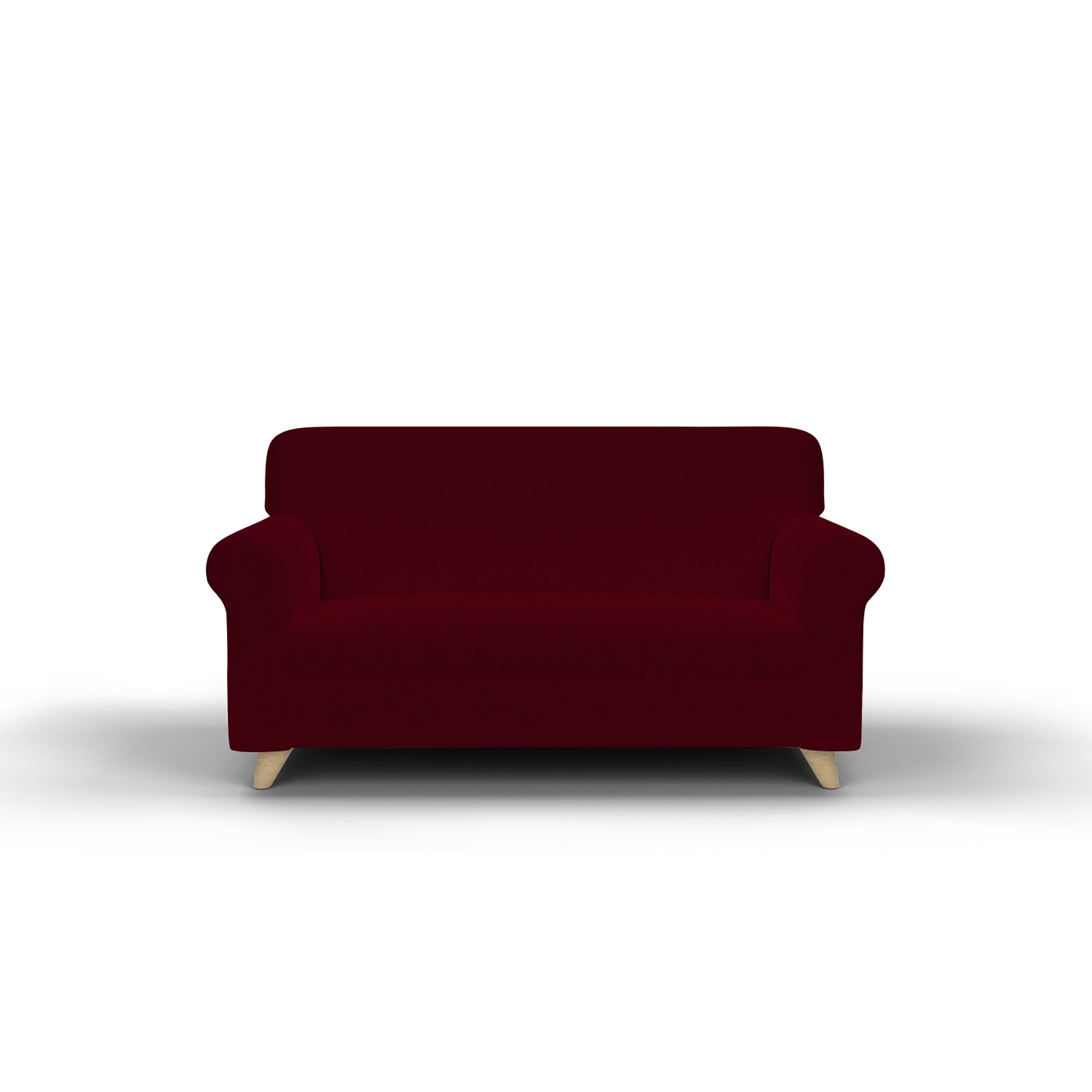 Copridivano Elasticizzato in Tessuto Bordeaux 1 Posto