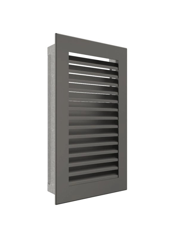 Griglia di ventilazione per camino Grafite - Hide Verticale 30x17
