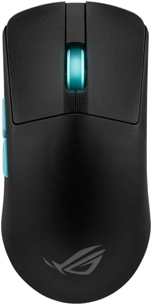 ROG Harpe Ace Aim Lab Edition Mouse Gaming, Super Leggero, 36000 dpi, Wireless 2.4 GHz, Bluetooth, Bassa Latenza, USB, Batteria a Lunga Durata, Illuminazione RGB Aura Sync, Bianco