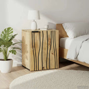 Armadio per Lavabo da Bagno-Armadietto da bagno-Mobiletto da bagno con porta Marrone 38 x 33,5 x 48 cm