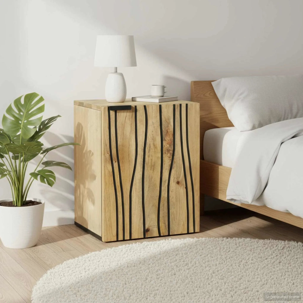 Armadio per Lavabo da Bagno-Armadietto da bagno-Mobiletto da bagno con porta Marrone 38 x 33,5 x 48 cm