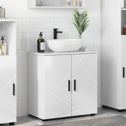 Mobile da Bagno con archiviazione Bianco Lucido 61 x 35 x 64 cm 883288