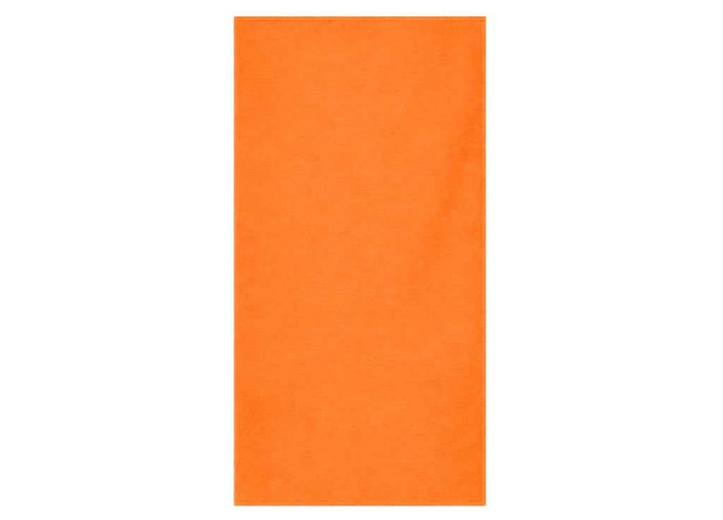 Telo Mare Grande 100x180 Spugna Spiaggia Piscina Maui Tinta Unita - Telo Mare - Arancio