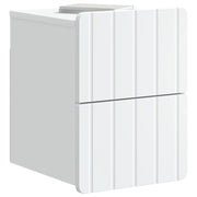 Set di 2 Comodini | Armadio da Notte | Mobiletto da notte a muro Bianco 33 x 34,5 x 43 cm