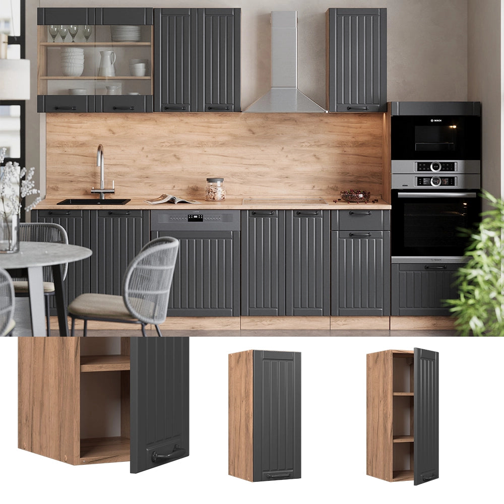 Vicco Pensile da cucina Grigio scuro 30 cm