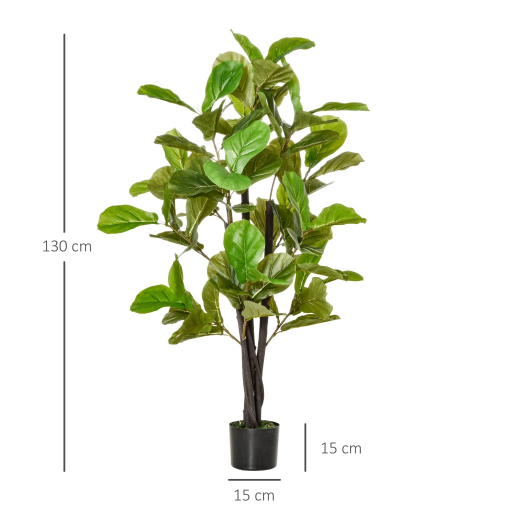 Pianta Ficus Finta ¨C zephmum ¨C Verde 130cm
