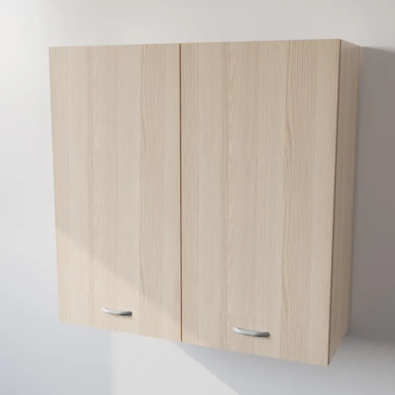 Pensile Scolapiatti H 90X L 60X P 33 Completo Di Scolapiatti In Acciaio Inox. Spedizione In Kit In Colore Rovere