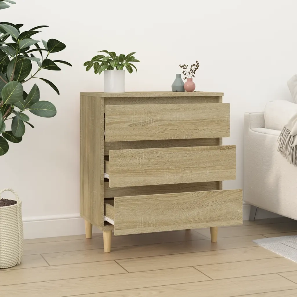 Credenza Rovere Sonoma 60x35x70 cm in Legno Multistrato 823043
