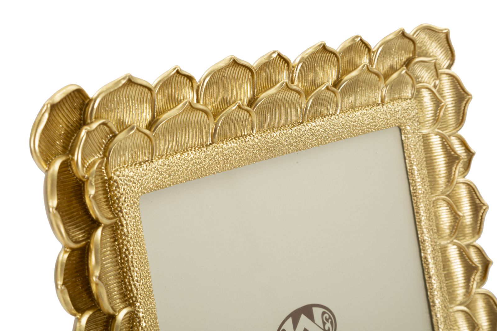 Cornice Petal 30x2,5x35 cm in Poliresina e Vetro