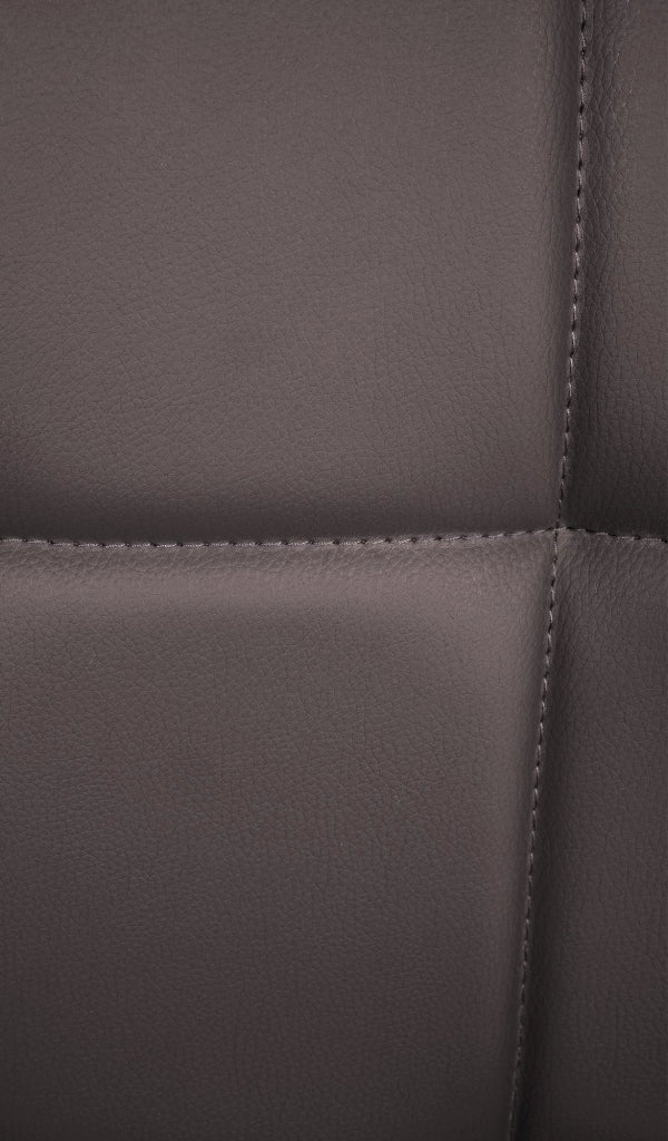 Sedia lounge Palma V2 in similpelle marrone