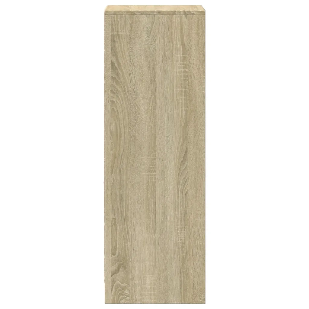 Credenza con LED-Buffet-Armadio da cucina Rovere Sonoma 38x34x100cm in Legno Multistrato