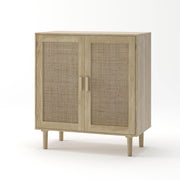 Credenza con 2 ante e 2 vani aperti; per soggiorno; in MDF e legno; 80x40x88 cm