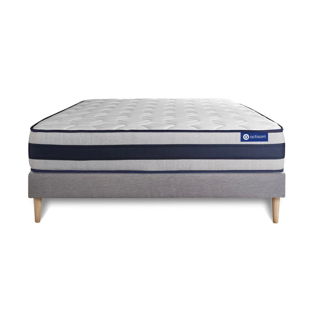 Kit rete e materasso Actiflex ergo 135x200cm - Spessore : 24cm - Molle insacchettate e memory foam - rigido