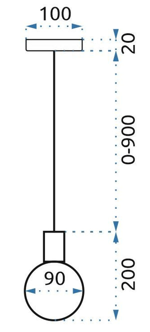 Lampada Da Soffitto Singola Retro Gold APP649-1CP