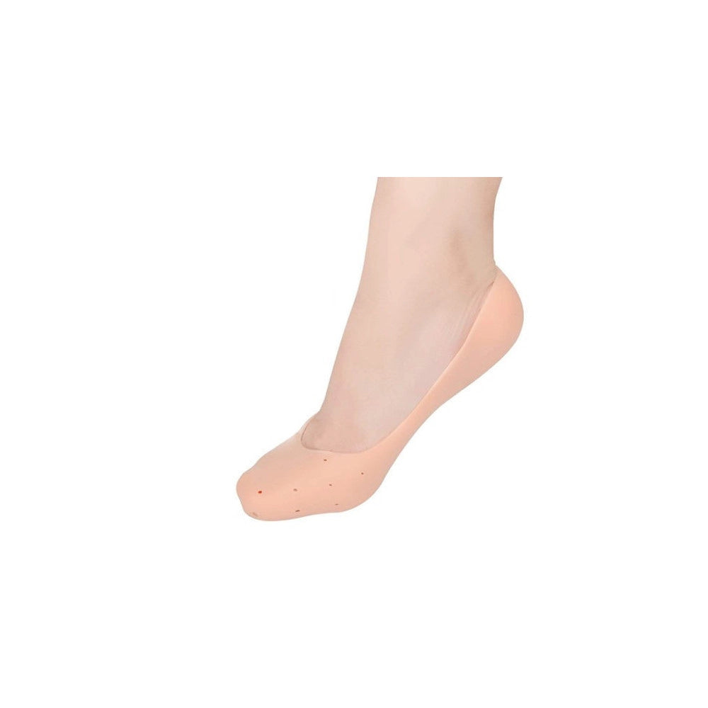 Trade Shop - Coppia Calzini Salvapiede In Silicone Gel Antiscivolo Taglia Unica Traspiranti -