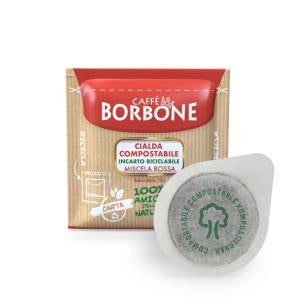 Borbone box cialde 44mm miscela rossa 150pz - 8034028330827