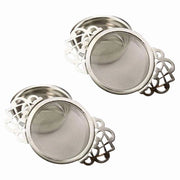 Filtro per Tè Senza Filtri - 2 Pack - Sistema di Filtrazione per Tè in Polvere - Stile Inglese Elegante - Duraturo - Sostenibile