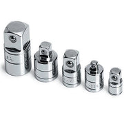 Trade Shop - Adattatori Riduttori Per Bussole 5 Pz Per Utensili Aria Chrome Vanadium -