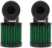 Filtro d'aria per motocicletta - Alta efficienza - Installazione facile - Nero verde - Adatto per scooter motocross - Migliorato rendimento