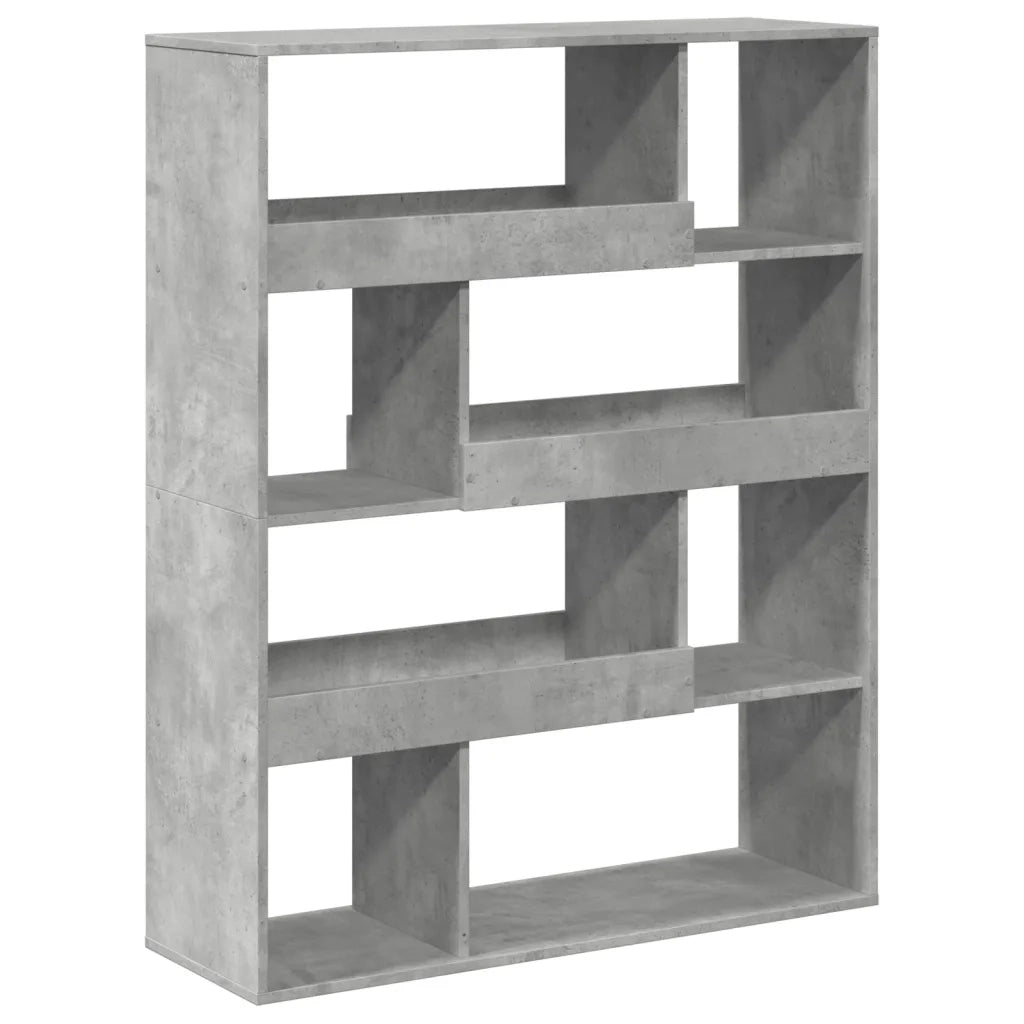 Libreria Grigio Cemento 100x33x125,5 cm in Legno Multistrato 3309333