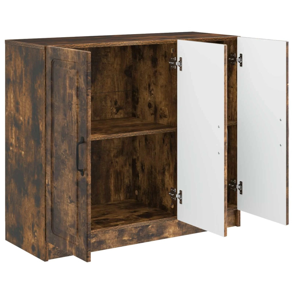 Credenza Rovere Fumo 89 x 34,5 x 77 cm Legno ingegnerizzato 895800