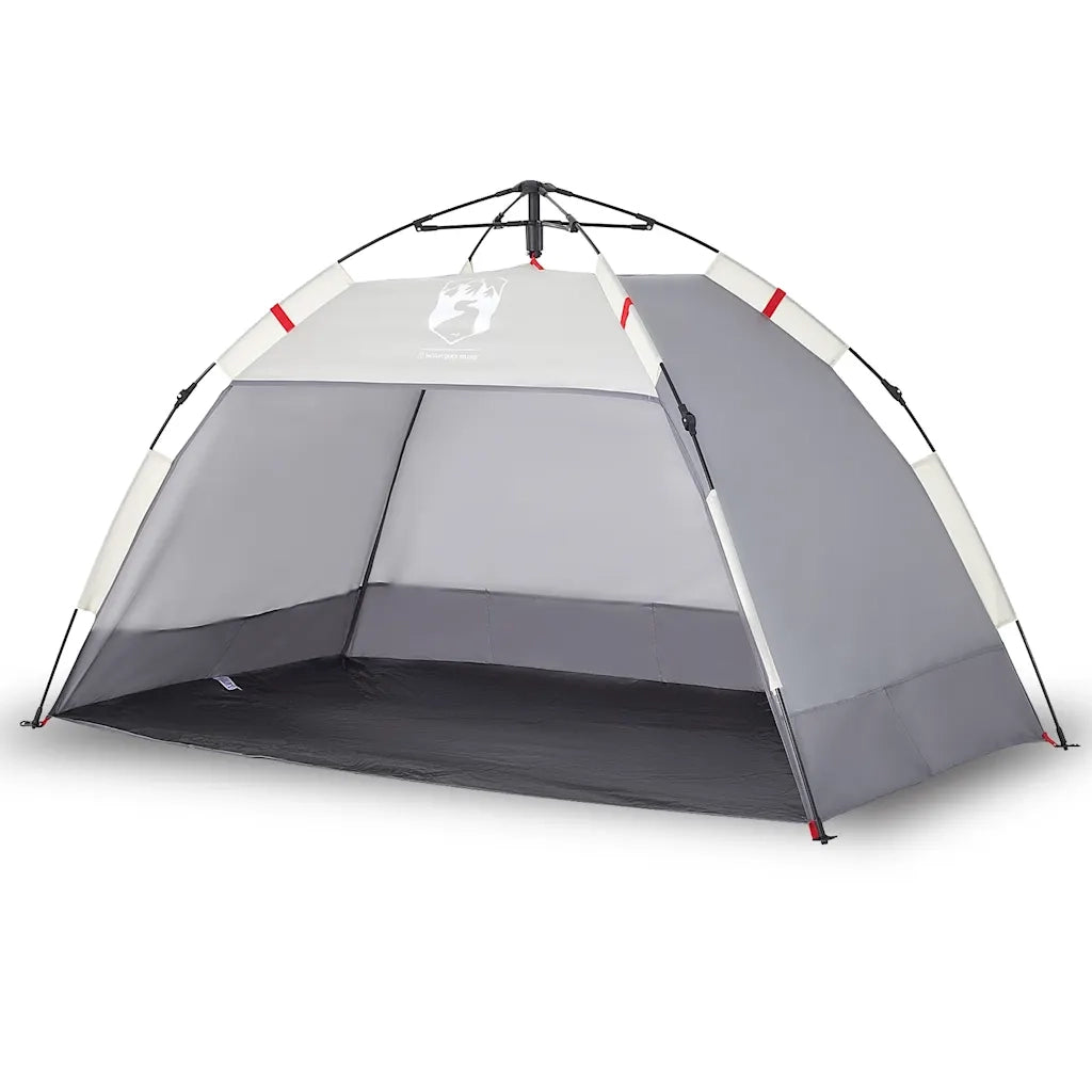 Tenda da Spiaggia 2 Persone-Tenda da campeggio Grigio Rilascio Rapido Impermeabile 539935