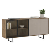 Madia Malnate, Credenza 3 Ripiani, 200x40x87h cm Beige