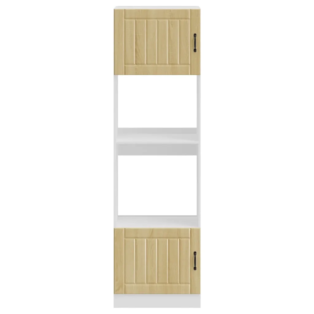 Armadi Forno 2 pz Lucca Rovere Sonoma in Legno Multistrato 3315044