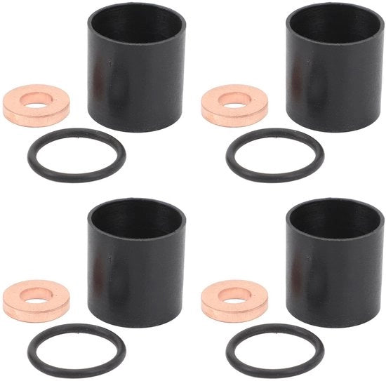 Set di afdichting per iniezione - Adatto per Avantime/Laguna II/Espace III-IV - Sostituzione per 2.2/2.5 dCi - 4 pezzi - Metallo/Rubbero - Codici OE 7701474025/1661300QAA/9110962/7703062072 - Set di afdichting