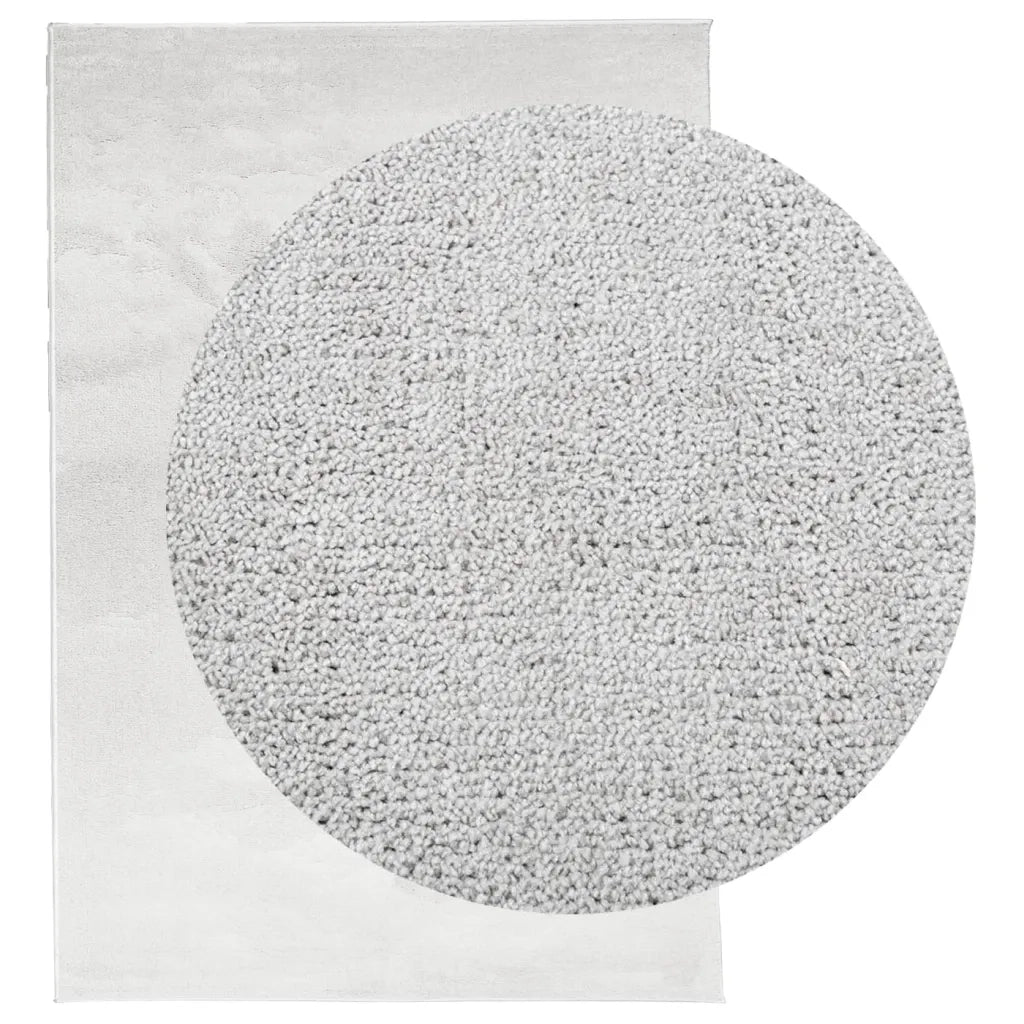 Tappeto del soggiorno | Tappeto OVIEDO a Pelo Corto Grigio 140x200 cm