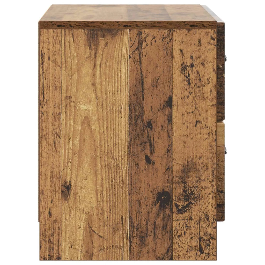 Armadio da Notte con cassetto Legno antico 62 x 34,5 x 44,5 cm 895703