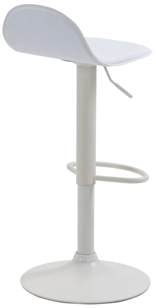 Sgabello Lana V2 in similpelle bianco,bianco