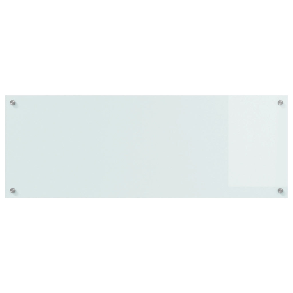 Schienale Cucina Bianco 110x40x0,6 cm Vetro Temperato