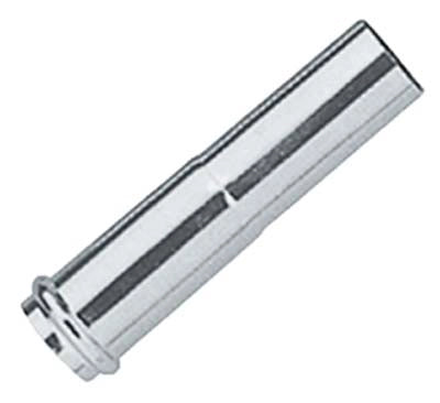 CANOTTO CR DI PROLUNGA - OTTONE CROMATO MM 26 CM 12 + ORING- 10 pezzi