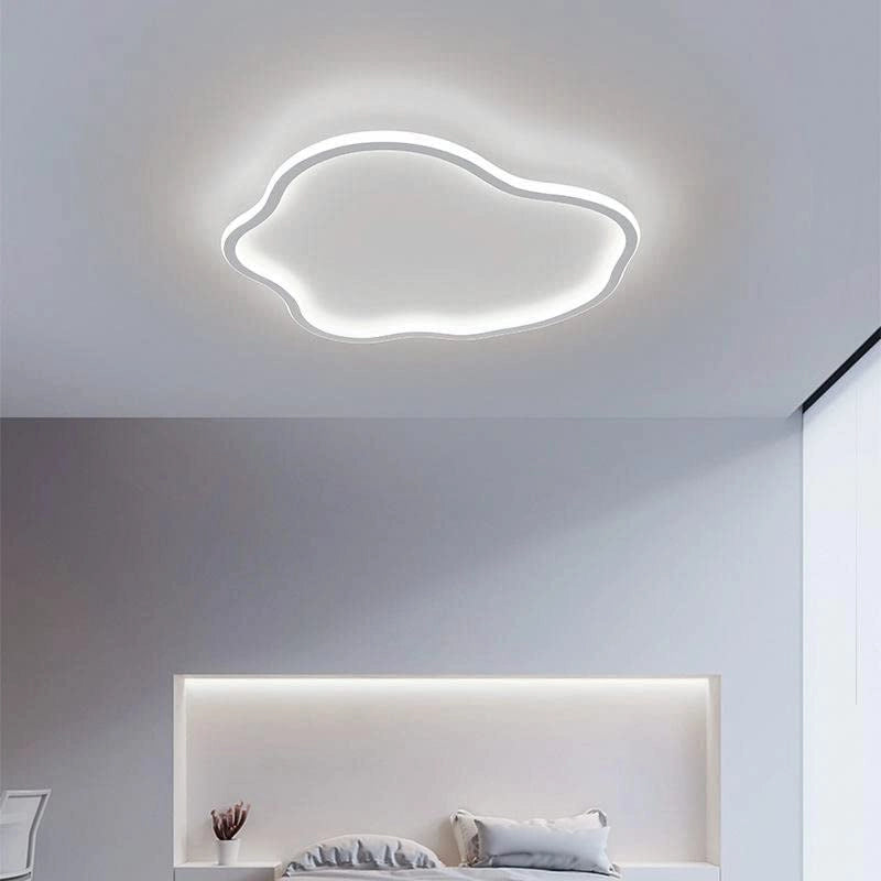 Lampadario Plafoniera Illuminazione a Led Stile Moderno da 43W Luce Per Soffitto forma Nuvola luce Bianca fredda 6500K