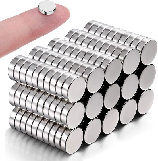 150 pezzi di magneti forti, 6 x 2 mm, per bacheche magnetiche, frigoriferi, fai da te