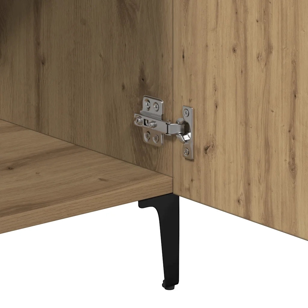 vidaXL Credenza Rovere Artigianale 90x34x80 cm in Legno Multistrato