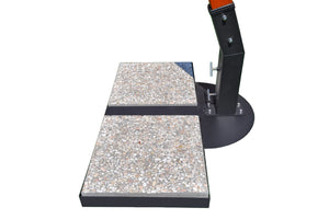 Ombrellone da giardino a braccio decentrato 3x4 mod. Bahamas OD13BAPL