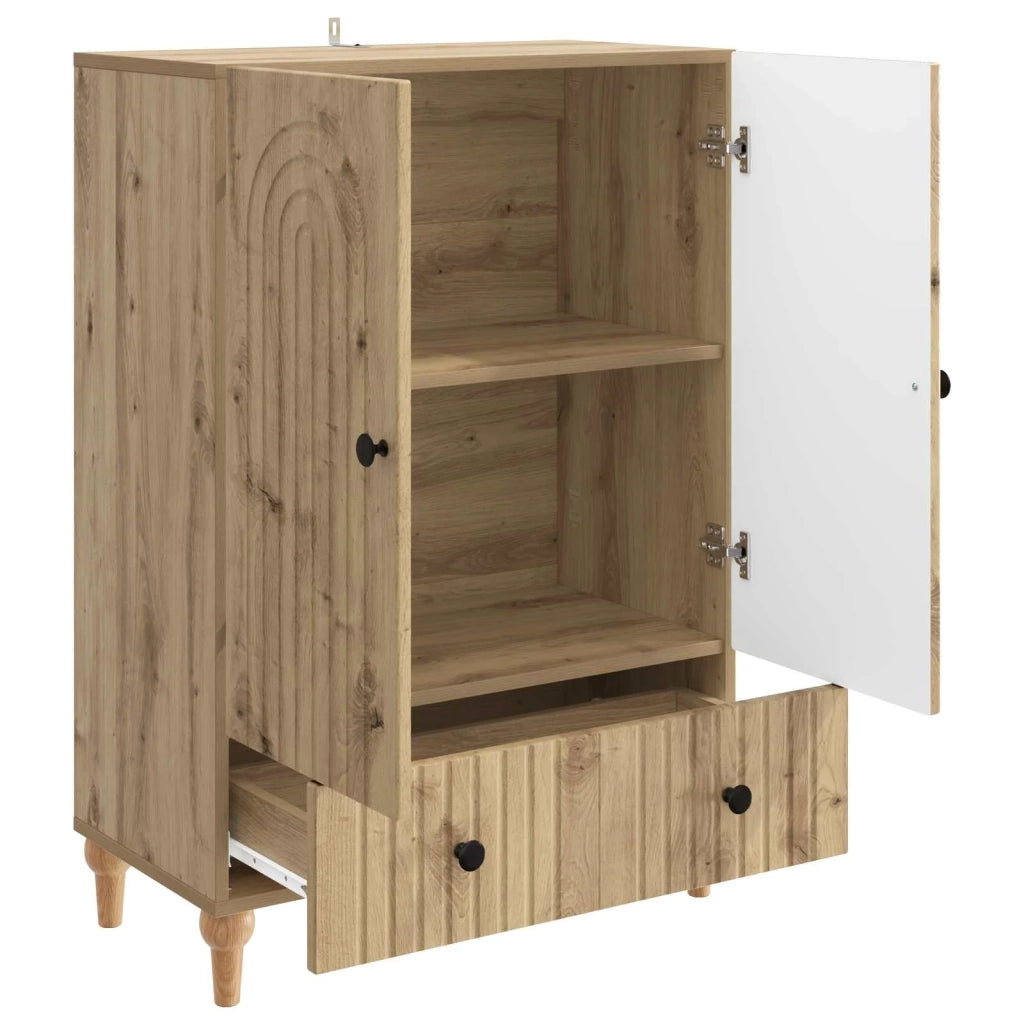 Credenza con cassetto Rovere Artigianale 66 x 34,5 x 95 cm