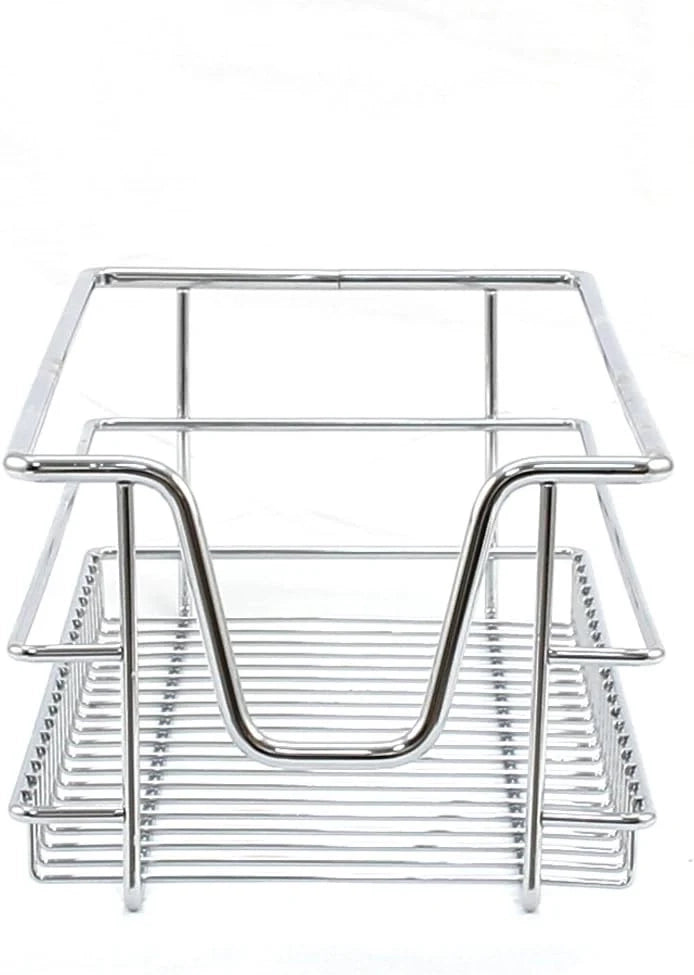 Tirare Fuori Cestini in Acciaio da Cucina Cestelli Organizzazione Credenza da 30cm