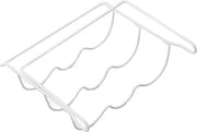 Organizzatore per frigorifero - Sostegno per bottiglie in acciaio - Deposito per la cucina - Sostegni per piastrelle da cucina - 130 x 124 x 45 cm