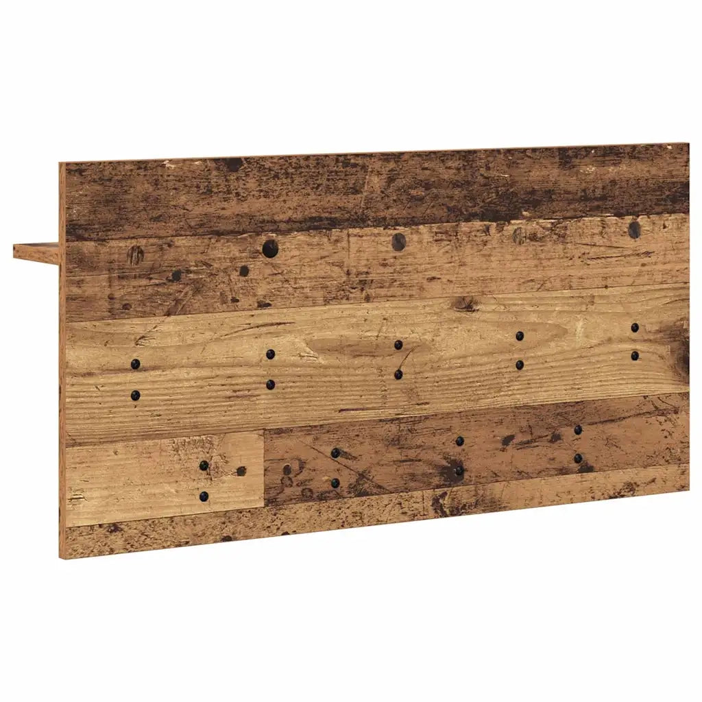 vidaXL Appendiabiti a muro Legno vecchio 80 x 40 x 12 cm