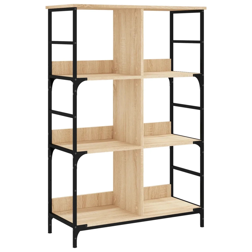 Libreria Rovere Sonoma 78,5x33x117,5 cm in Legno Multistrato 835250