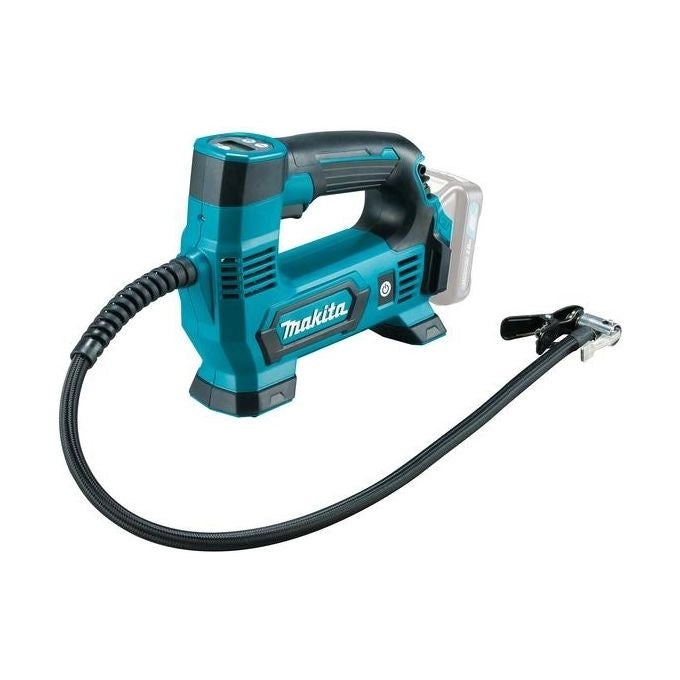 Makita MP100DZ Compressore a Batteria 12Vmax Massima Pressione 8,3 bar Flusso 10 l-min colore Nero Blu